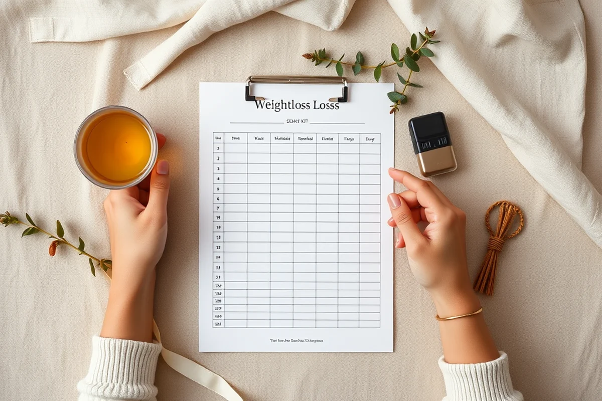 neat for weight loss progress tracking printable — Neat For Weight Loss Progress Tracking Printable (the finished result)